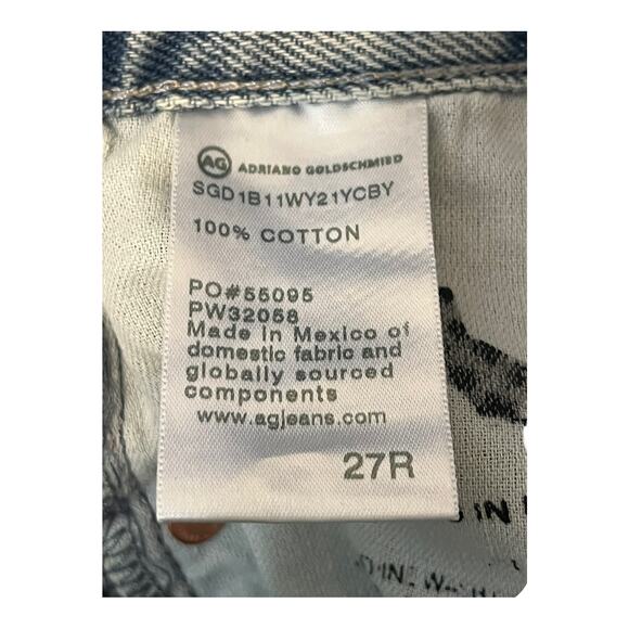 AG Adriano Goldschmeid Womens size 27 shorts Alexxis cutoff denim - Picture 2 of 3